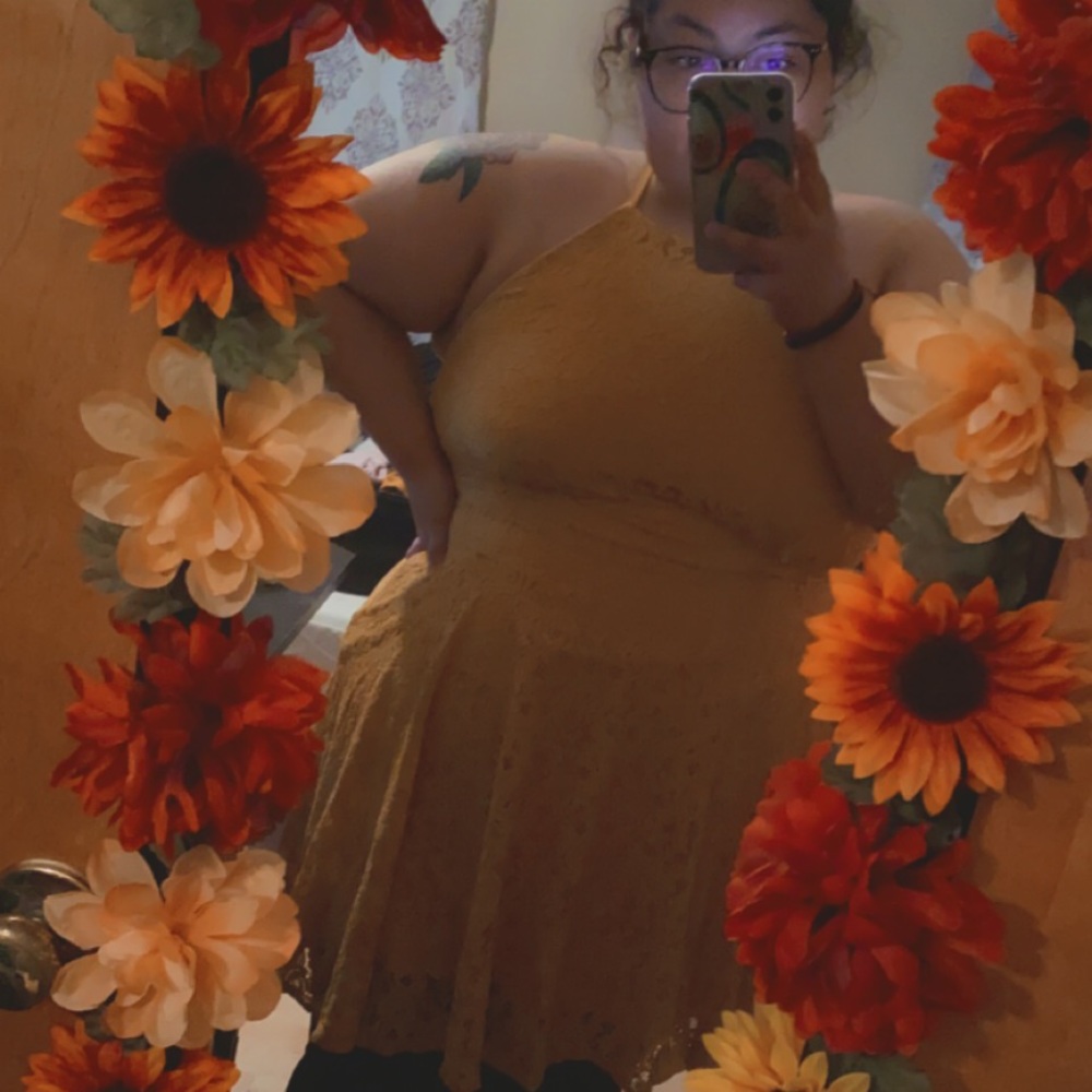 Yellow Lace Dress